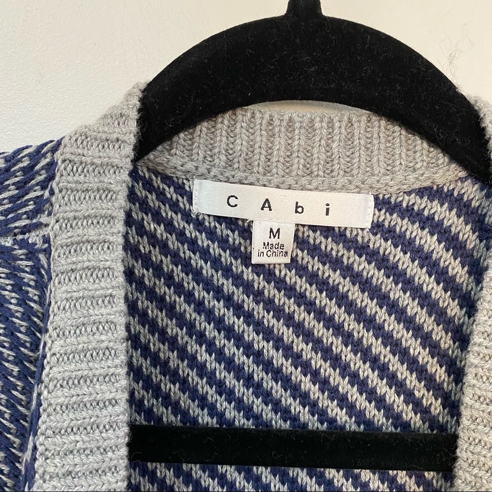 CAbi Style 467 Color Block Blanket Cardigan - Picture 5 of 11